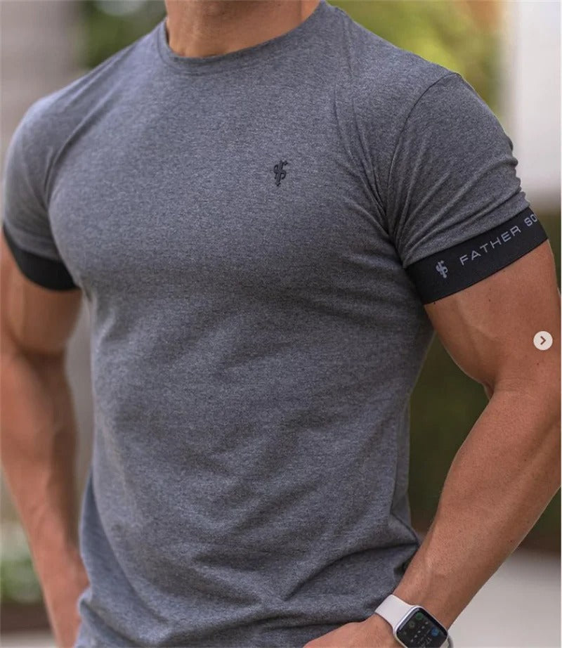 Short Sleeve Compression Tshirt - KESH FASHION 