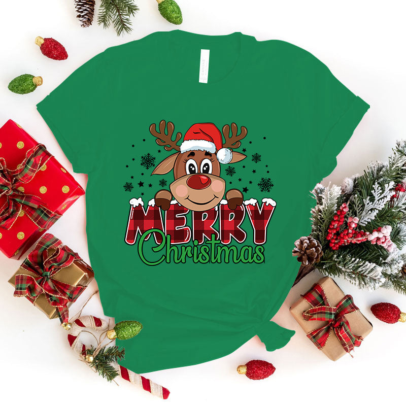 Merry Christmas Printed T-shirt