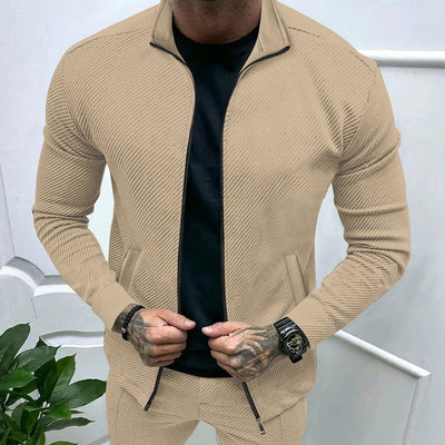 Men's Twill Jacquard Slim Fit jacket