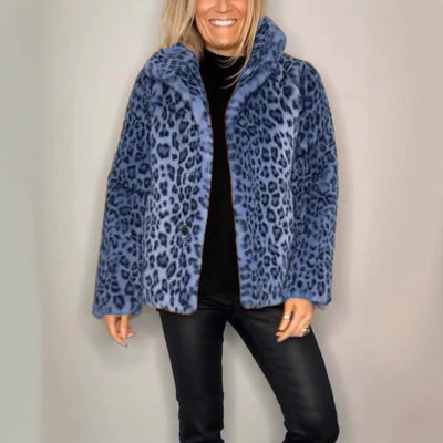 Women's Fashionable Leopard Print Coat