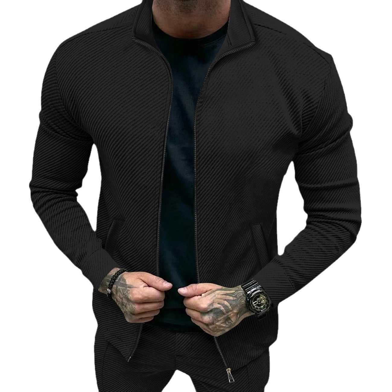 Men's Twill Jacquard Slim Fit jacket