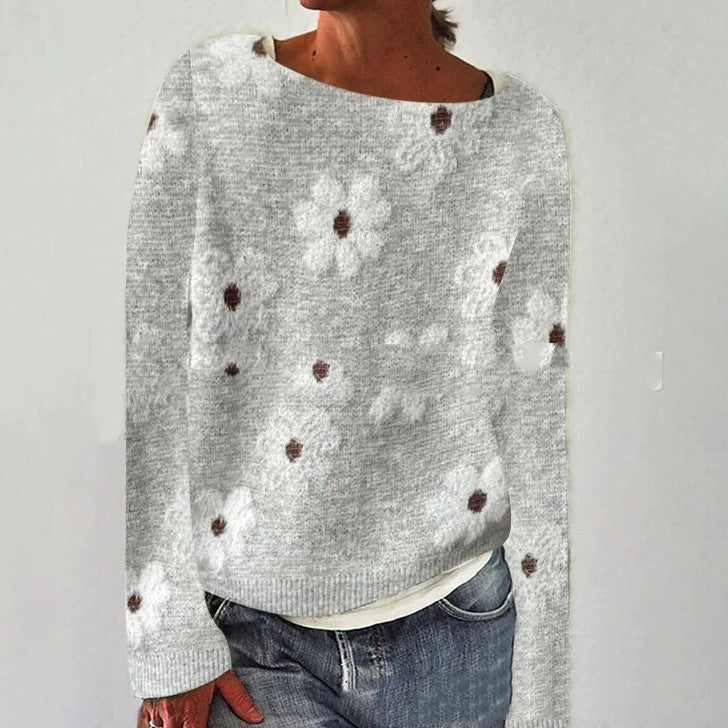 Round Neck Pullover Sweater