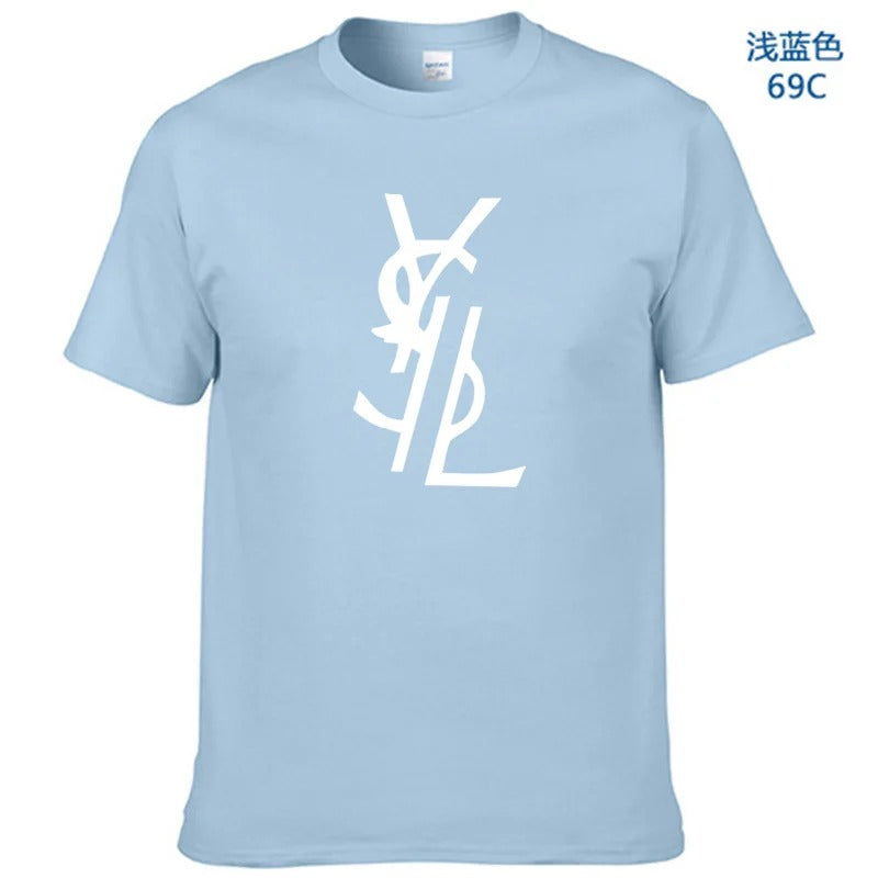 Men's Letter Printed T-Shirt - KESH FASHION 