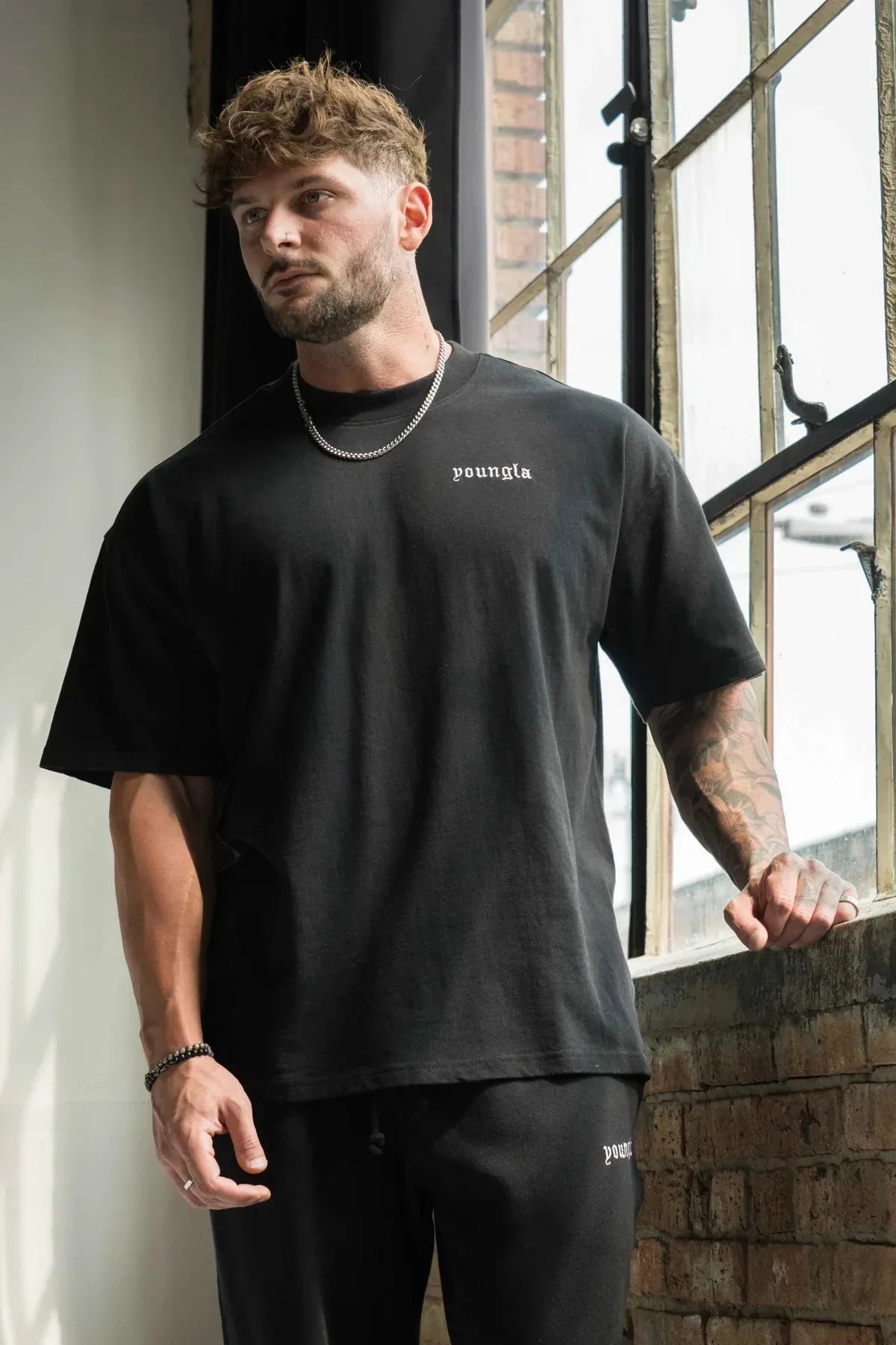 Mens Oversized Round Neck Cotton T-Shirt - KESH FASHION 