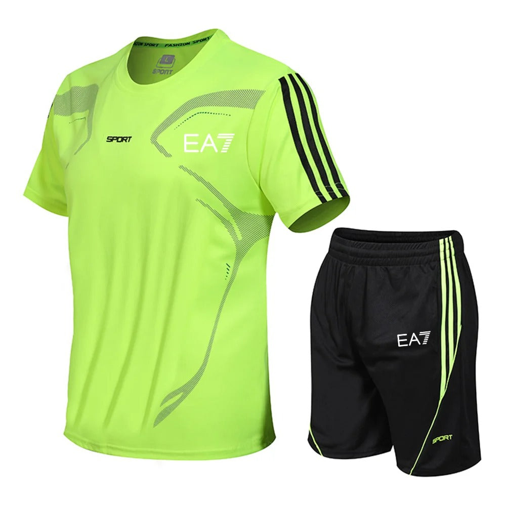 Men's T-Shirt And Shorts Set - KESH FASHION 