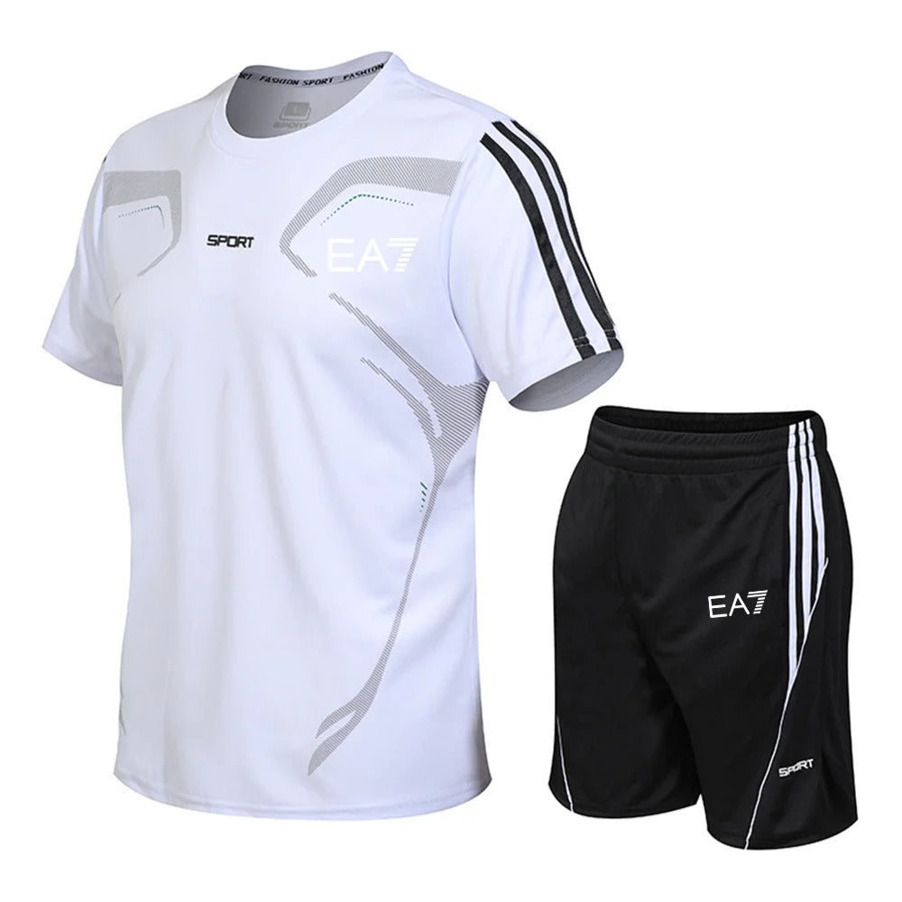 Men's T-Shirt And Shorts Set - KESH FASHION 