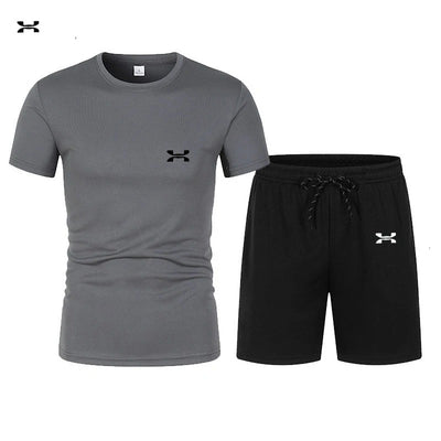 short sleeved T-shirt and sports shorts - KESH FASHION 