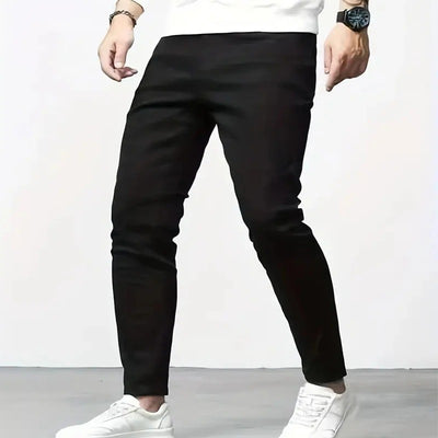 Casual Slim Fit Denim Trousers - KESH FASHION 