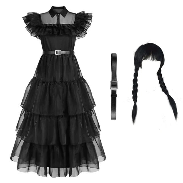 Wednesday Addams Cosplay Costume