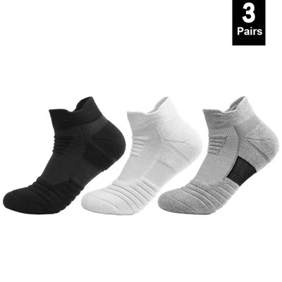 Anti-slip short socks 3pairs-short-mixed - KESH FASHION 