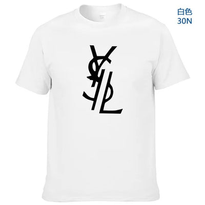 Men's Letter Printed T-Shirt - KESH FASHION 