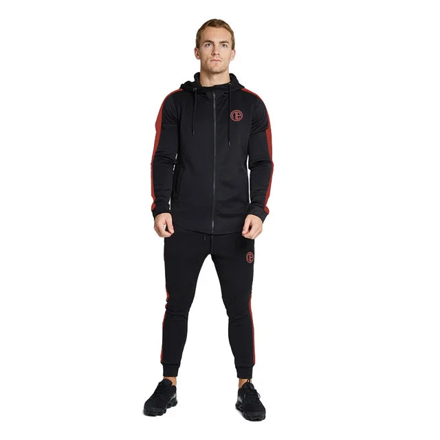 Men's slim fit 2 Piece Set Tracksuit - KESH FASHION 