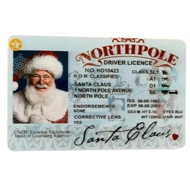 Santa Claus Flying Licence