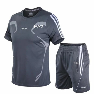 Men's T-Shirt And Shorts Set - KESH FASHION 