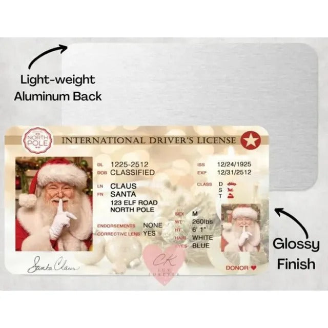 Santa Claus Flying Licence