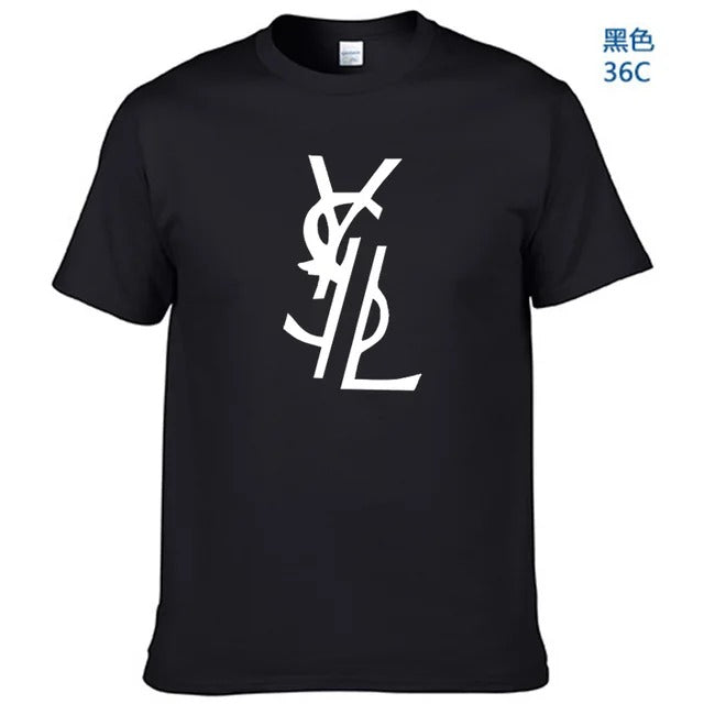 Men's Letter Printed T-Shirt - KESH FASHION 