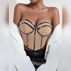 Bare Shoulder Corset - KESH FASHION 