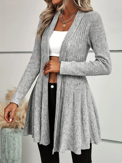 Women's long-sleeved Cardigan sweater - KESH FASHION 