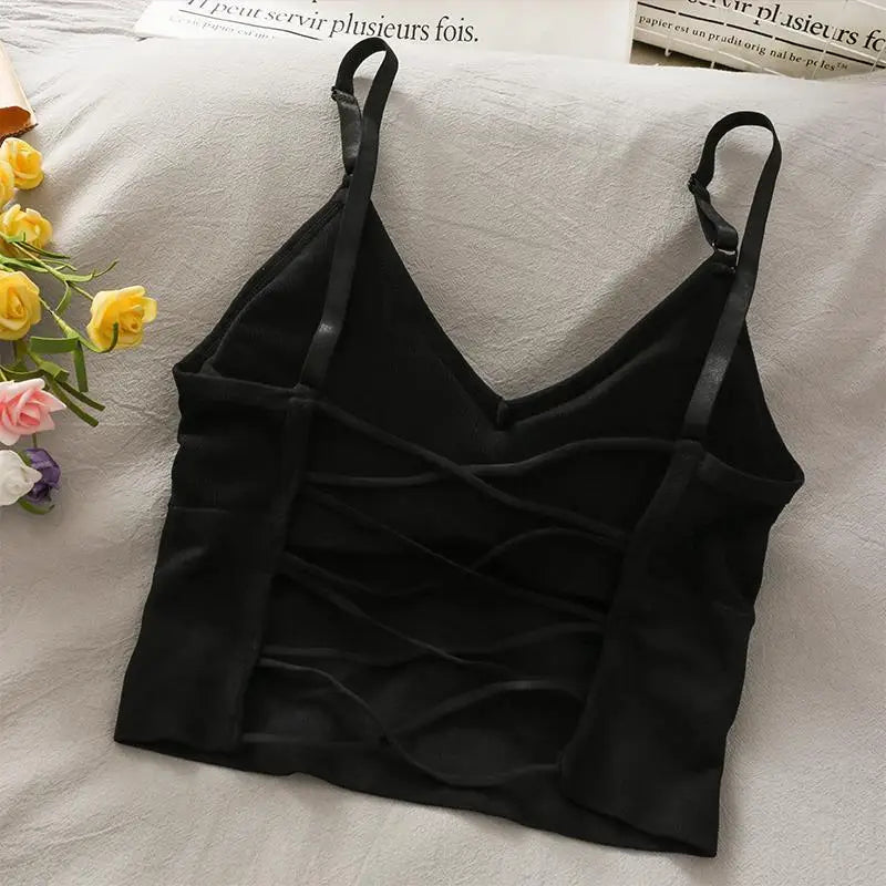 Tank Top Women Built In Bra - KESH FASHION 