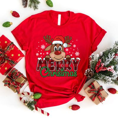 Merry Christmas Printed T-shirt