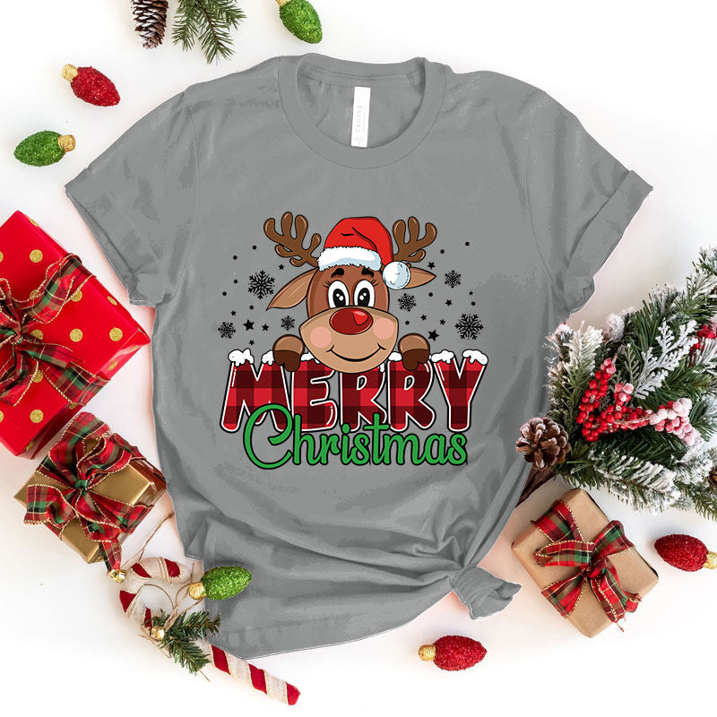 Merry Christmas Printed T-shirt