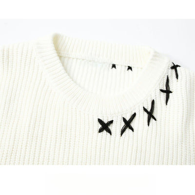 Loose And Lazy Style Knitted Sweater For Women