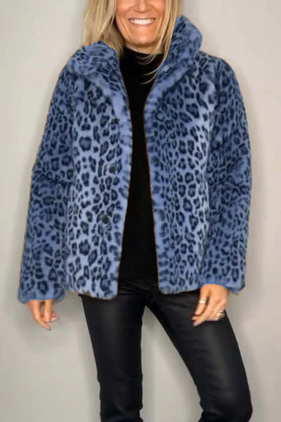 Women's Fashionable Leopard Print Coat