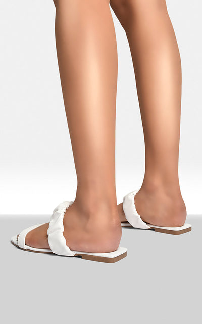 Double Band Slip Sandals