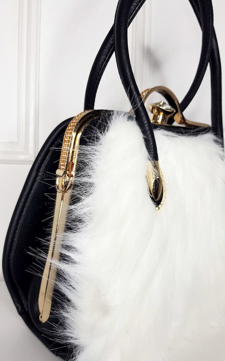 Faux Fur Handbag