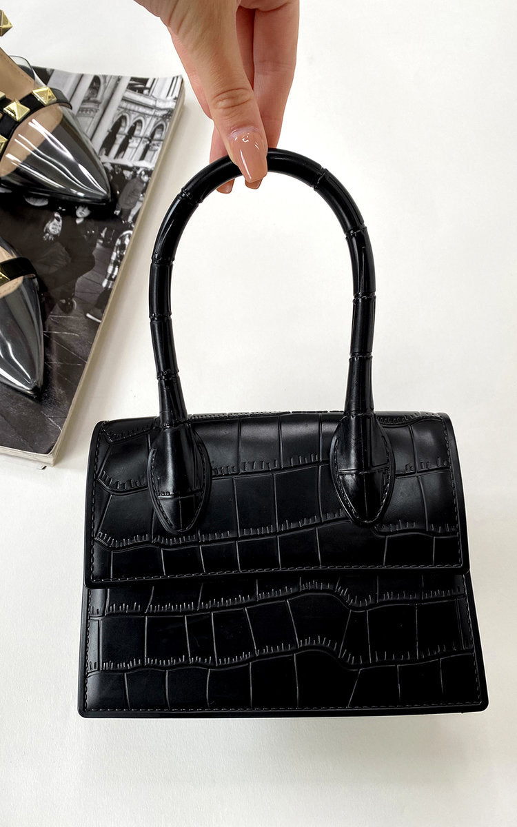 Croc Print Handbag