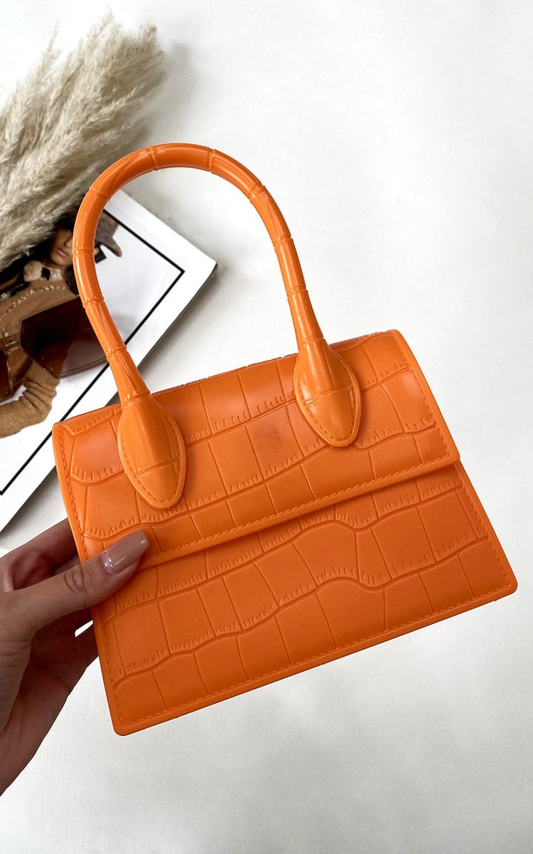 Croc Print Handbag