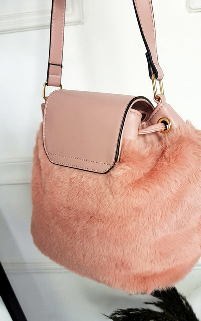 Faux Fur Shoulder Bag