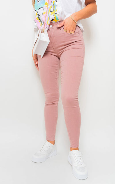 High Waisted Skinny Fit Jeans