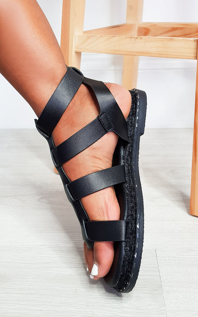 Strappy Flat Sandals