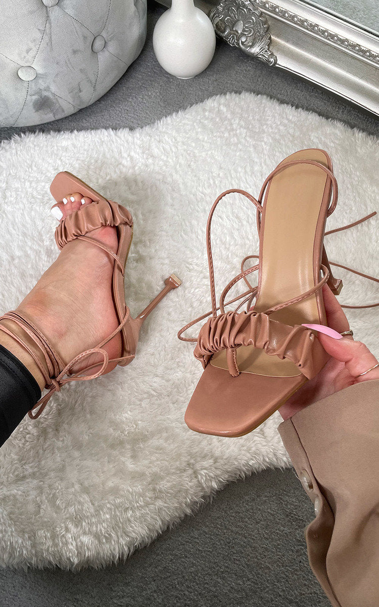 Strappy Mule Heels